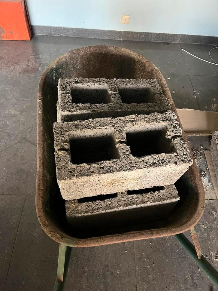 Beton/argex blokken - afhalen Geraardsbergen, Doe-het-zelf en Bouw, Metselstenen, Gebruikt, Beton, Ophalen