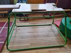 Set van2 trapezoïdes mt houten dakplank en loopplank, Sport en Fitness, Turnen, Ophalen, Gebruikt, Groen, Materiaal