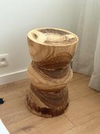 Table d'appoint/tabouret, Maison & Meubles, Enlèvement, Utilisé, Rond, 45 à 60 cm