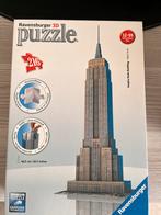 Puzzle 3D Empire State Building de New York, Hobby & Loisirs créatifs, Sport cérébral & Puzzles, Enlèvement ou Envoi, Moins de 500 pièces