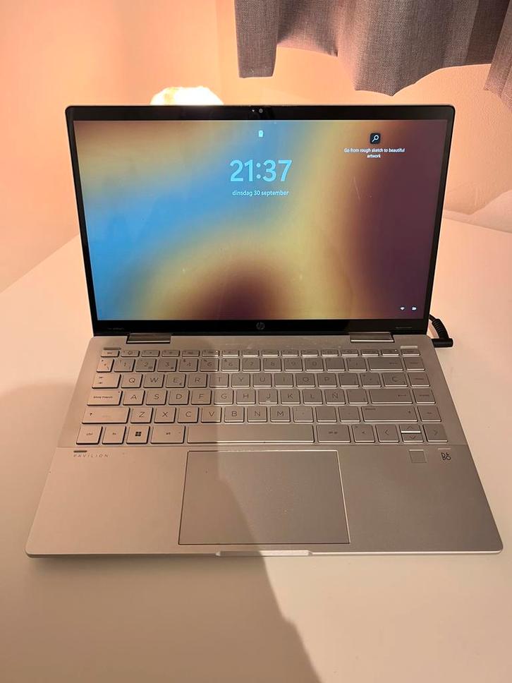 HP Pavillion 2-in-1 Touchscreen Laptop, Computers en Software, Windows Laptops, Zo goed als nieuw, 14 inch, SSD, Minder dan 2 Ghz