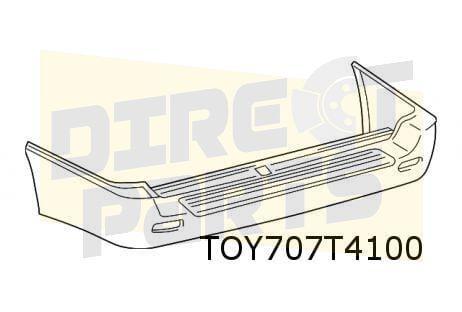 Toyota Land Cruiser 100 (3/98-8/02) achterbumper Origineel!, Autos : Pièces & Accessoires, Carrosserie & Tôlerie, Pare-chocs, Toyota