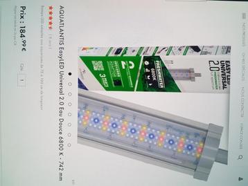 Eclairage rampe LED aquatlantis avec régulateur 