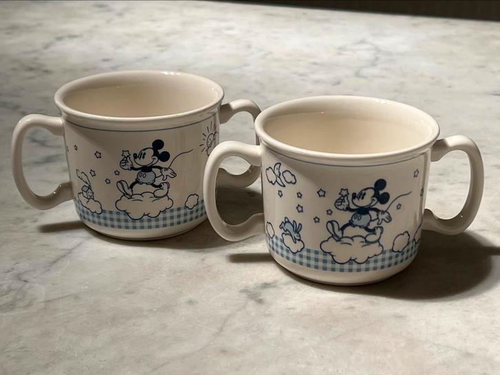 Boch Donaldson Disney - twee drinktassen kind (set 27), Huis en Inrichting, Keuken | Servies, Zo goed als nieuw, Ophalen