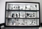ZELDZAAM Kuifje vitrine kast voor figurines hors serie + Led, Ophalen, Kuifje, Zo goed als nieuw