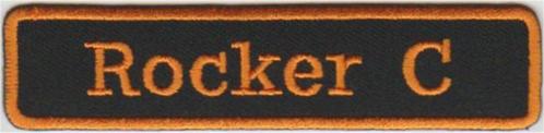 Harley Davidson Rocker C stoffen opstrijk patch embleem #1, Motoren, Accessoires | Overige, Nieuw, Verzenden