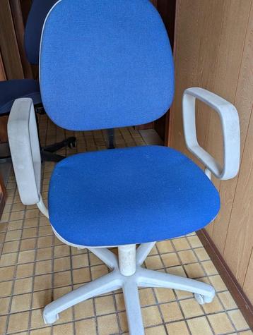 chaise de bureau, Enlèvement, Utilisé, Bleu, Chaise de bureau