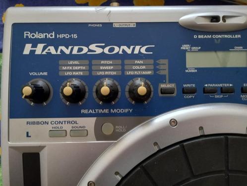 Roland Percussion Pad HPD-15 Handsonic, Muziek en Instrumenten, Drumstellen en Slagwerk, Zo goed als nieuw, Roland, Elektronisch