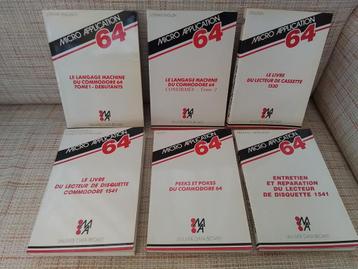 Set van 6 Commodore 64-taalboeken en accessoires  beschikbaar voor biedingen