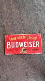 Reclamebord Budweiser, Verzamelen, Ophalen of Verzenden, Zo goed als nieuw, Reclamebord, Plaat of Schild