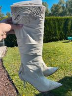 Cowgirl hakken, Kleding | Dames, Schoenen, Wit, Ophalen of Verzenden, Zo goed als nieuw, Hoge laarzen