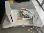 WII spelconsole incl balance board en 3 games, Games en Spelcomputers, Spelcomputers | Nintendo Wii, Ophalen, Gebruikt