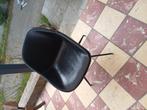 6 lederen kuipstoelen, Huis en Inrichting, Ophalen, Gebruikt