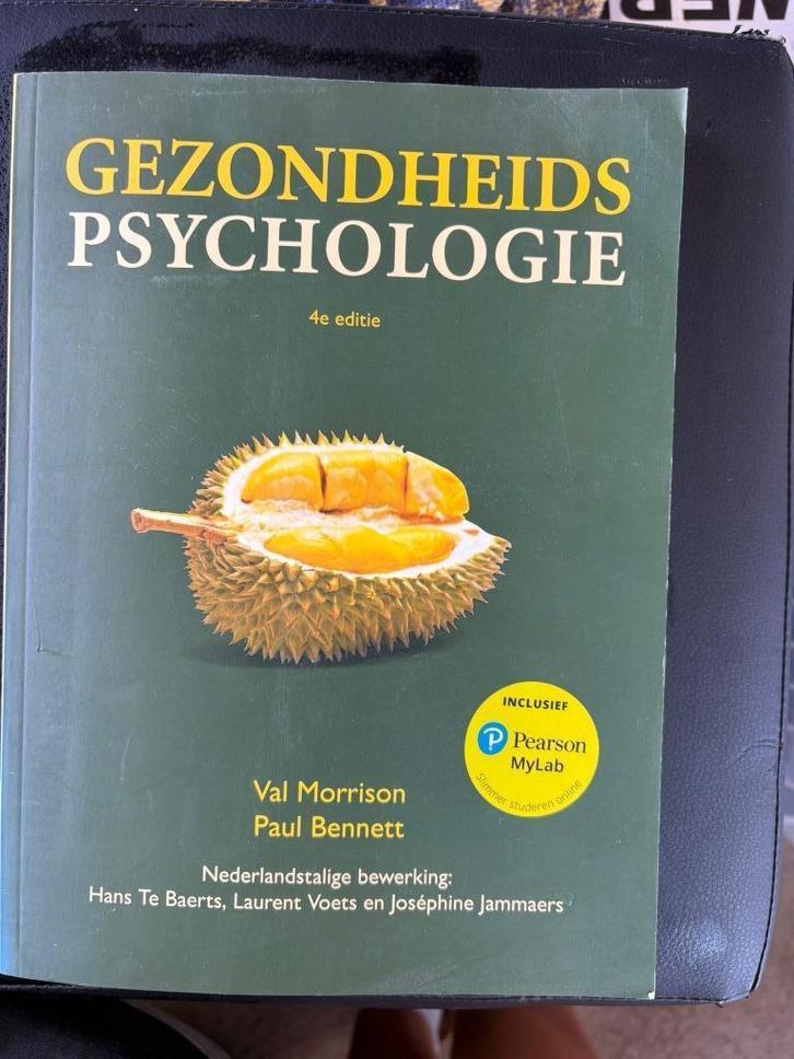 Boek: gezondheidspsychologie, Boeken, Studieboeken en Cursussen, Hoger Onderwijs, Ophalen