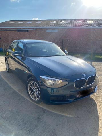 BMW 116D, Auto's, BMW, Automaat, Euro 5, Zwart, Blauw
