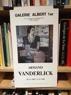 Armand Vanderlick Galerie Albert 1er, Brussel 1983 affiche, Ophalen of Verzenden, Zo goed als nieuw