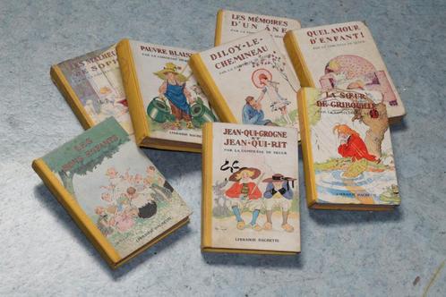 Collectie 8 boeken 1930 1931 Comtesse Segur Hachette, Antiek en Kunst, Curiosa en Brocante, Ophalen of Verzenden