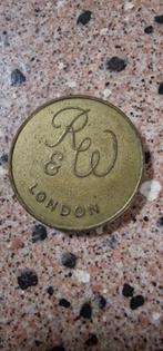 Jeton R&W London - Jeton à valeur en nature uniquement, Timbres & Monnaies, Pièces & Médailles, Enlèvement ou Envoi