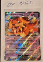 pokemon - dachsbun  ex #67, Ophalen of Verzenden, Nieuw, Losse kaart, Foil
