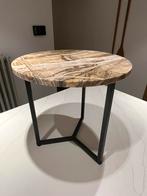 Marmeren bijzettafel, Huis en Inrichting, Tafels | Bijzettafels, Ophalen, Zo goed als nieuw