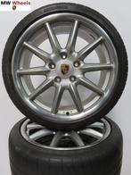 Porsche 911 997 Carrera sport 19 inch velgen 4 S zomerbanden, Auto-onderdelen, Banden en Velgen, 19 inch, Gebruikt, Banden en Velgen
