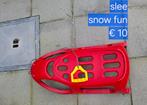 Slee snow fun, Ophalen, Zo goed als nieuw, Kunststof