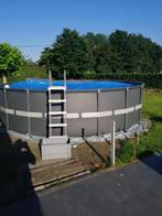 Intex Ultra XTR Frame zwembad 5,5m met warmtepom, Tuin en Terras, 120 cm of meer, Rond, 300 cm of meer, Ophalen of Verzenden