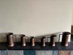 Set koperen bekers zeer oud, Ophalen of Verzenden, Koper