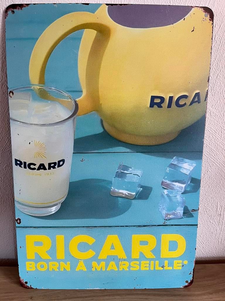 GRANDE PLAQUE PUBLICITAIRE Ricard neuf EUR 20,00 - FR