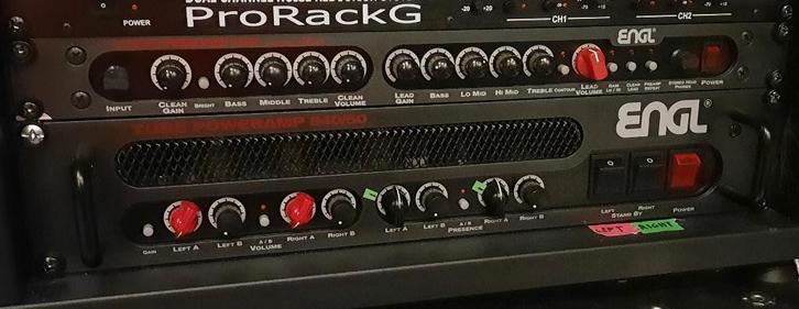 ENGL Pre, Poweramp + footswitch TE KOOP!, Muziek en Instrumenten, Versterkers | Bas en Gitaar, Zo goed als nieuw, Gitaar, 50 tot 100 watt