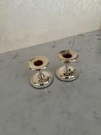 Verzilverde kandelaar, Antiek en Kunst, Ophalen, Zilver