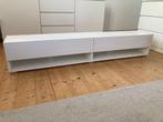 Wit tv-meubel van het merk Meubella, Huis en Inrichting, Kasten |Televisiemeubels, Ophalen, 150 tot 200 cm, Zo goed als nieuw