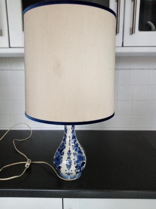 Delfts blauw  tafellamp, Antiquités & Art, Curiosités & Brocante, Enlèvement
