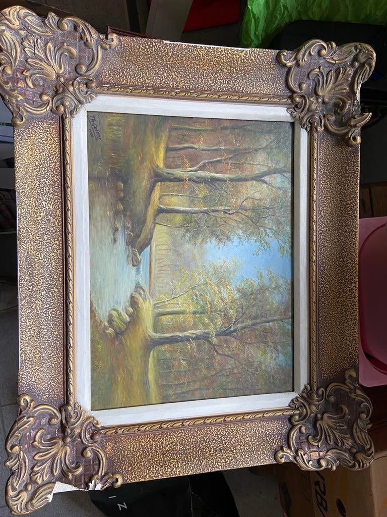 Verschillende reproducties en 2 echte schilderijen in 1 lot, Antiek en Kunst, Kunst | Schilderijen | Klassiek, Ophalen