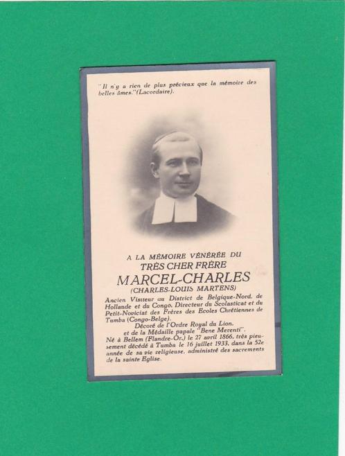 DP Broeder Charles Martens, Verzamelen, Bidprentjes en Rouwkaarten, Bidprentje, Verzenden