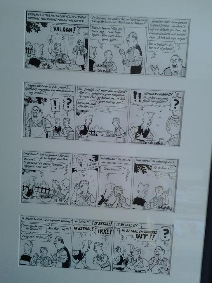 piet pienter originele tekenplaat, Boeken, Stripverhalen, Nieuw, Eén stripboek, Ophalen