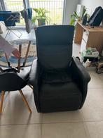 Elektrische Relaxzetel met uitstekende beensteun, Huis en Inrichting, Fauteuils, Ophalen, Gebruikt, Leer