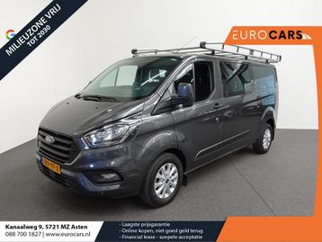 Ford Transit Custom 130pk Automaat L2H1 Trend Dubbele cabine, Auto's, Stof, Euro 6, 4 cilinders, Diesel