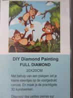 Diamond painting Aapjes, Ophalen of Verzenden, Nieuw