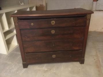 MAHONIEHOUTEN DRESSOIR OM TE GEVEN, Ophalen