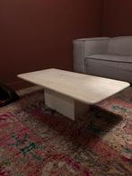 Vintage travertin - marmer salontafel, Huis en Inrichting, Tafels | Salontafels, Ophalen, Gebruikt, 100 tot 150 cm, 50 tot 100 cm