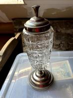 Coupe / Bombonniere pied en cristal, Ophalen