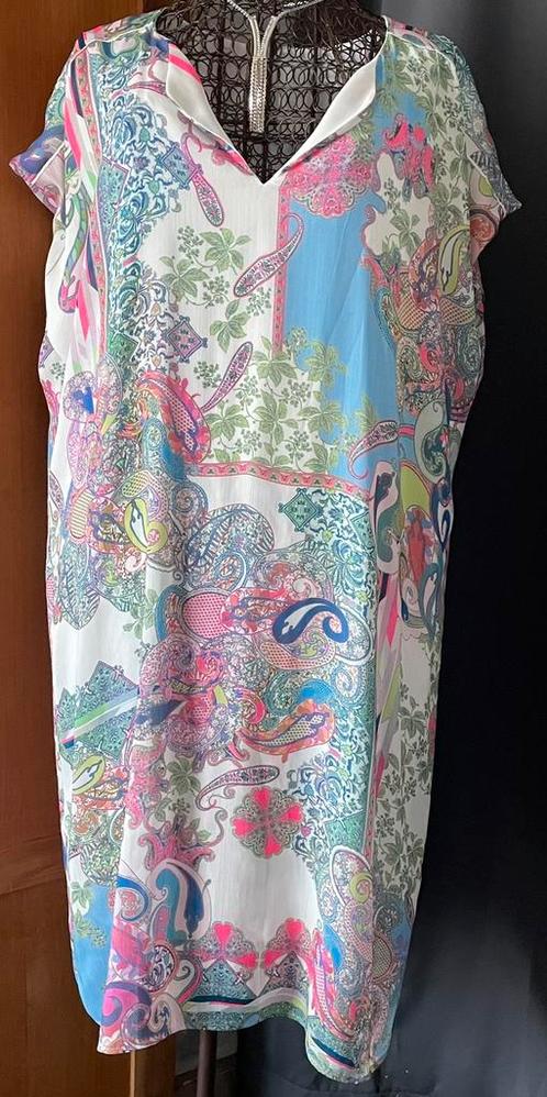 Atmos Fashion 48 luchtige mooie jurk, Kleding | Dames, Grote Maten, Zo goed als nieuw, Jurk, Overige kleuren, Ophalen of Verzenden