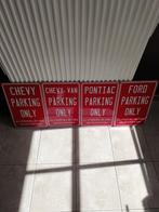 4 mooie kunststof Borden Parking Only in nieuwstaat, Enlèvement ou Envoi, Neuf, Voitures