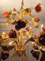 lustre fer forgé vintage, Maison & Meubles, Enlèvement, Utilisé, Métal, Antique