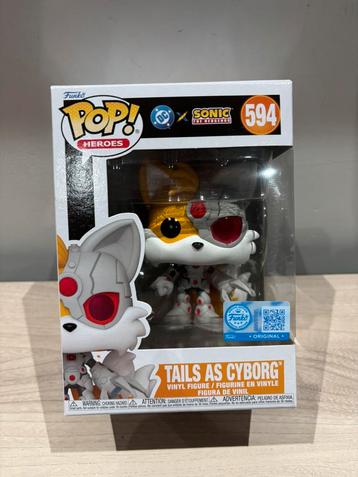 Tails As Cyborg #594 Funko Pop! DC Comics X Sonic - beschikbaar voor biedingen