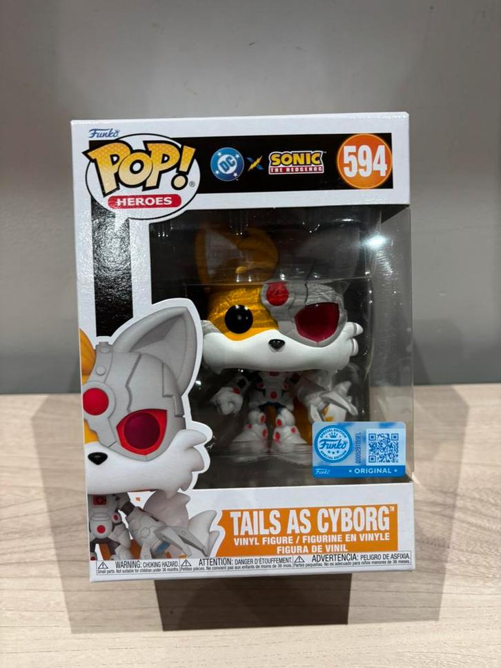 Tails As Cyborg #594 Funko Pop! DC Comics X Sonic -, Verzamelen, Poppetjes en Figuurtjes, Zo goed als nieuw, Ophalen of Verzenden