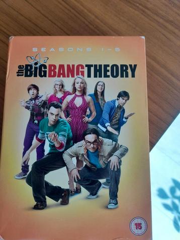 The big bang theory seizoenen 1 tot en met 5.