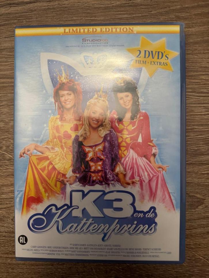 K3 en de Kattenprins (Limited Edition), Cd's en Dvd's, Dvd's | Kinderen en Jeugd, Ophalen of Verzenden