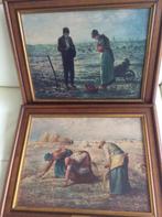 2 reproductions de Millet, Antiek en Kunst, Kunst | Schilderijen | Klassiek, Ophalen
